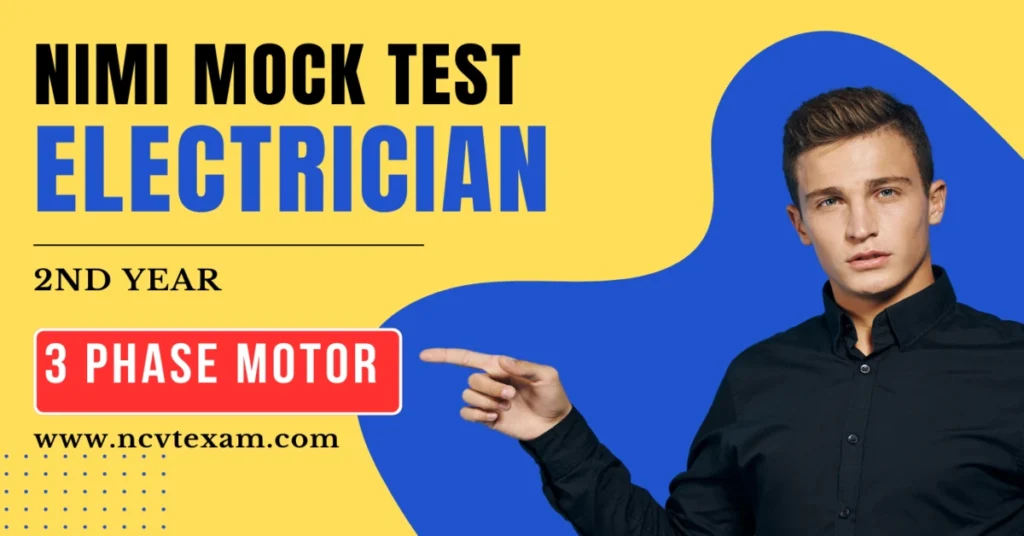 Nimi Mock Test ITI Electrician 3 phase motor