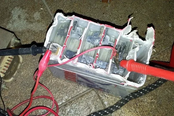 Lead acid battery construction iti Electrician